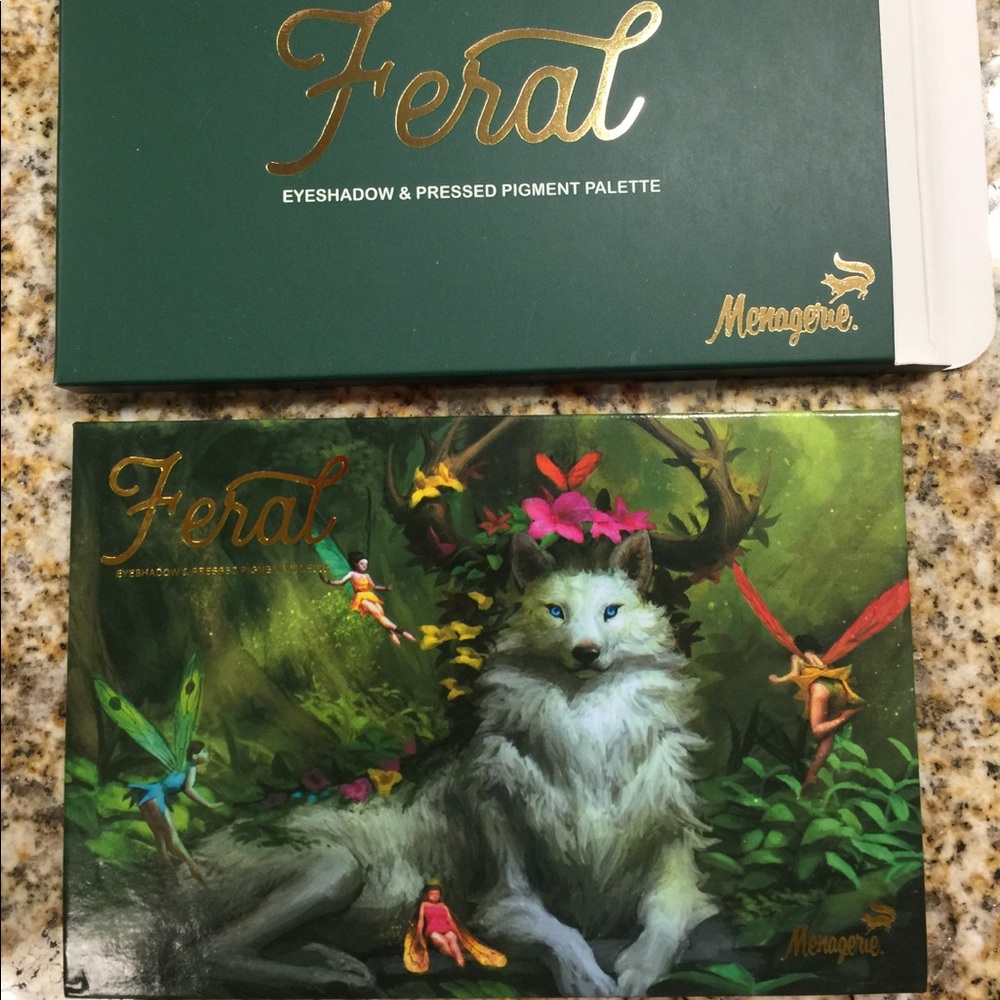 Menagerie cosmetics feral palette only eyeshadows